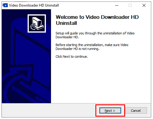 Video Downloader HDをアンインストールする方法